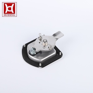 Folding T-Latch Locking Recessed Handle Lock Mirror Polished Stainless Steel Plane Lock for Industrial Cabinet Truck Box - Product Image 5