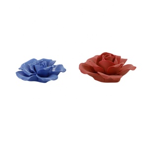<span class=keywords><strong>Porcelaine</strong></span> artisanale, mini fleurs en céramique, pour artisanat, fait à la main, décoration de luxe pour maison, diy bricolage - Product Image 1