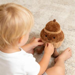 Jelly Cat Amuseables <span class=keywords><strong>Brigitte</strong></span> Brioche, jouets en peluche, jouets en peluche mignons en forme de nourriture, petites poupées, cadeau parfait pour un anniversaire, des vacances - Product Image 5