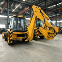 Chargeuse-pelleteuse d'occasion JCB 3CX certifiée CE 2016, 7,8 tonnes, 68,6 kW, diesel 4,4 L pour travaux de terrassement et d'excavation