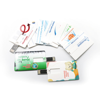Échantillon gratuit Logo personnalisé Carte USB Clé USB Vitesse plus rapide 64 Mo 128 Mo 256 Mo 1 Go 2 Go Carte de crédit Clé USB