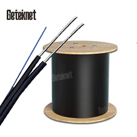 Cable de Fibra Óptica Geteknet OEM ODM 4FO 96F 1 Hilo 14/192 Núcleos ASU FTTR Fibra Drop 1 Hilo Óptico Adss-96 Gyta 2 Núcleos 20m