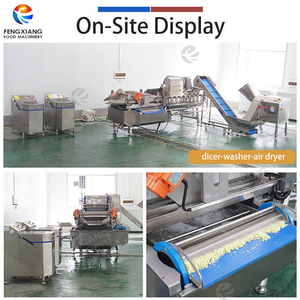 เครื่องแปรรูปกะหล่ำปลีสำหรับใช้งานเชิงพาณิชย์ ขนาด 1000-5000 กก./ชม. สายการผลิตสำหรับตัด ล้าง และปั่นแห้งกะหล่ำปลี - Product Image 3