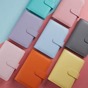 Carpeta <span class=keywords><strong>de</strong></span> presupuesto A6 <span class=keywords><strong>de</strong></span> 200 páginas, cuaderno portátil para niña, <span class=keywords><strong>libro</strong></span> <span class=keywords><strong>de</strong></span> cubierta <span class=keywords><strong>de</strong></span> papel <span class=keywords><strong>de</strong></span> PVC <span class=keywords><strong>de</strong></span> mano con tarjetero, diario <span class=keywords><strong>de</strong></span> cuero Pu - Product Image 4