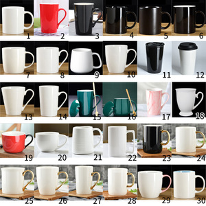 Taza de cerámica creativa con logotipo imprimible, taza de agua con patrón publicitario para té, café, leche, bebida, caja de regalo de negocios incluida - Product Image 5