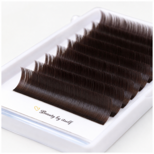 Extensions de cils classiques brunes de qualité supérieure, avec des détails faits à la main, pour les artistes en cils professionnels - Product Image 1