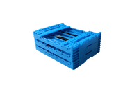 Caisse de rangement pliable en plastique NEXARA 530*410*180mm, conteneur empilable pour légumes et fruits, boîte de déménagement pliable en PP