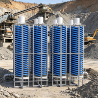 Séparateur à spirale pour le retraitement des tailings d'or - Machine minière à haut taux de récupération et séparation précise