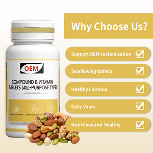 Tablet <span class=keywords><strong>Vitamin</strong></span> B Kompleks OEM ODM Grosir - Tablet <span class=keywords><strong>Vitamin</strong></span> B Serbaguna - Sumber Kaya <span class=keywords><strong>Vitamin</strong></span> B & Asam Folat - Product Image 3