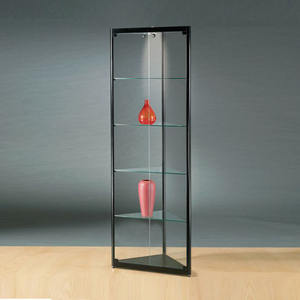 Exhibición de marco de ventana de aluminio personalizada equipo de muebles vitrina de vidrio con luces - Product Image 2