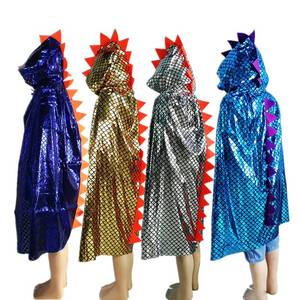 MS Vêtements de performance très demandés pour garçons et filles, Cape à capuche dinosaure pour enfants, Robe de sorcière, Cape d'Halloween pour enfants - Product Image 6