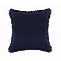 Amity Factory Wholesale Luxury Solid Throw Pillowcase Cushion Covers Tassel Washed Cotton Frayed Edges for Home Sofa Decor