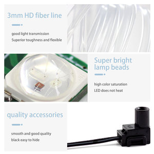 Nouvelle Bande LED Universelle pour Intérieur de Voiture, Lumière Froide, Alimentation USB 6V, 2W, Lumière d'Ambiance RGB pour Décoration du Tableau de Bord et des Joints de Porte - Product Image 5