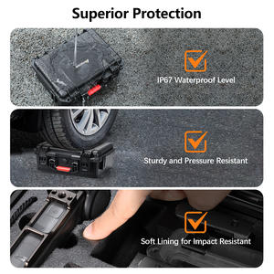 Étui rigide Amazear multi-compartiments, étanche, de protection, accessoires pour caméra Insta 360 X5/X4/X3 - Product Image 3