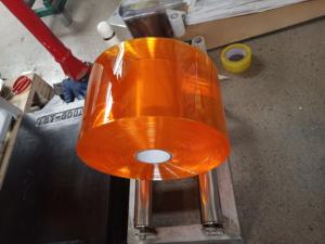 ฉนวนกันความร้อนกระจกหน้าพลาสติกใสเครื่องปรับอากาศพีวีซีม้วนม่านประตู - Product Image 2