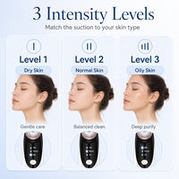 Produit OEM Beauti : Nettoyeur facial électrique à micro-bulles, aspiration des points noirs, traitement de l'acné et des boutons, nettoyage des pores