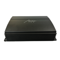 Amplificateur de puissance audio pour voiture professionnel Audiowinner F100.4D 12V 4 canaux classe D, large plage de tension, SNR élevé, 20-20kHz