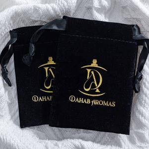 Sacs-cadeaux en velours noir avec logo personnalisé, <span class=keywords><strong>pochette</strong></span> à bijoux plus épaisse et douce pour cosmétiques, parfum, perruques, sac à poussière pour fête, <span class=keywords><strong>mariage</strong></span>, moins cher - Product Image 6