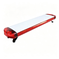 Feux de signalisation LED 98W, 16 modes stroboscopiques, montage sur toit, support en acier inoxydable, IP65, boîtier en alliage d'aluminium PC, plusieurs couleurs