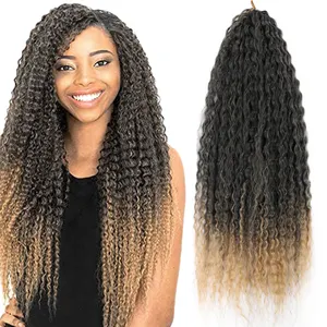 20 Inches Synthetic Braiding Hair Extensions Kinky Curly Crochet Braids Hair Brazilian Braids Hair Extensions