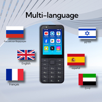 Teléfono Móvil TIQ MINI M5S con Doble SIM, Pantalla Táctil, Botón Inteligente, 3+32GB, Google Play, MTK6761, Android 13