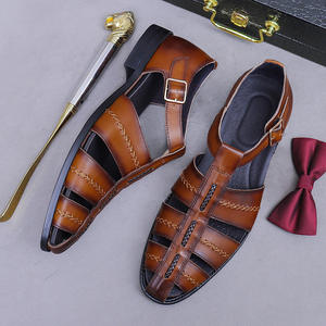 Men's High Quality Custom Handmade Ankle Flat <b>Black</b> Shoes Breathable <b>Waterproof</b> Casual Wedding Shiny Upper - Product Image 1