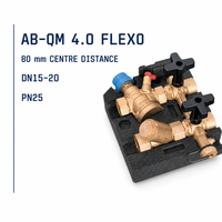Pour vanne de régulation indépendante de la pression AB-QM, kit de raccordement flexible DN15 DN20 PN25 pour unité de ventilo-convecteur, équilibrage hydronique de chauffage