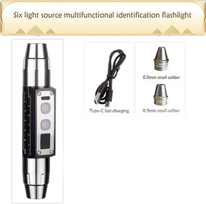 Detector de Minerales y Fósforo de Onda Larga y Corta UV 254nm 365nm 395nm, Luz Negra UVA UVC Recargable USB, LED para Camping, Venta al Por Mayor - Product Image 3