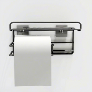 Toallero de Pared Moderno, Acero Inoxidable 304, Diseño Rectangular Minimalista, Accesorio de Baño - Product Image 2