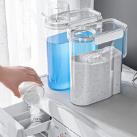 Boîte de rangement transparente et hermétique pour lessive avec personnalisation OEM/ODM pour organiser et maintenir la maison propre