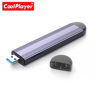 10Gbps USB Tipo-C <span class=keywords><strong>2</strong></span> en 1 Plug-and-Play M.<span class=keywords><strong>2</strong></span> Caja de disco duro 10Gbps Carcasa de metal de aluminio Caja de disco duro en línea - Product Image 1