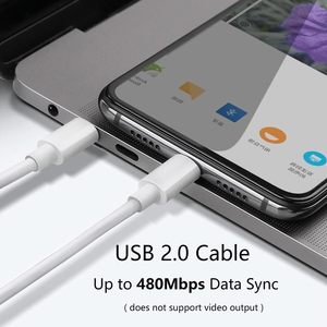 Cable USB-C de 1m, Tipo C a 8 Pines, 20W, 3A, Carga Rápida para Teléfono, 2026 - Product Image 3