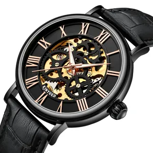 時計機械式自動時計メンズトゥールビヨンスポーツ時計カジュアルビジネスムーン腕時計RelojesHombre