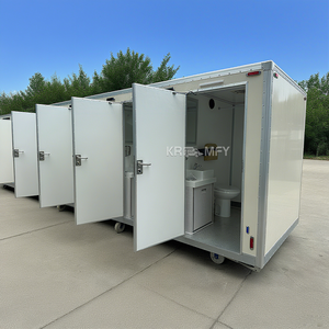 Remolque Moderno Modular Prefabricado, Contenedor, Unidad Exterior, Baño Portátil para Camping Público y Caravanas - Product Image 3