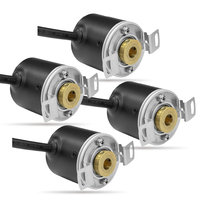 Encodeur magnétique incrémental RS422 IP65 à trou aveugle 40 mm EI40NB avec pilote de ligne Push-Pull