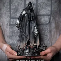 Iron Studios Brazil Factory Assembly PVC Lord of the Rings 1/10 Ringwraith Angmar Witch-king Figure.