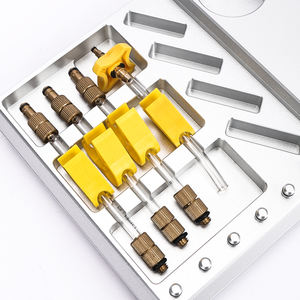 LEBYCLE, <span class=keywords><strong>Kit</strong></span> de purga de freno hidráulico de aleación de aluminio para bicicleta, Base de inyector de aceite de freno de bicicleta, herramienta de llenado de plato de aceite para Ezmtb 23pro - Product Image 4