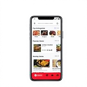 Aplicación móvil de entrega de comida: Pida comida en línea con seguimiento en tiempo real, pagos seguros y entrega rápida a domicilio. - Product Image 1