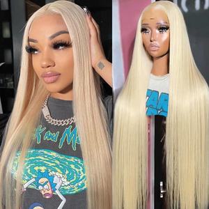 Blonde Color 13x6 HD Lace Frontal Wigs Human Hair ,Full Lace Wig Cuticle Aligned Hair, Glueless Human Hair Wigs for Black Women - Product Image 2