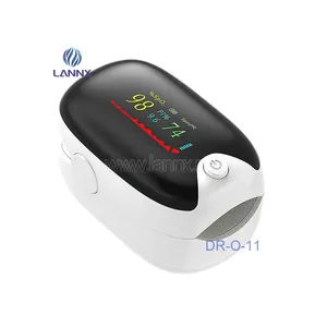 LANNX DR-O-11 pulsossimetro professionale per dispositivi medici domestici per adulti Mini ossimetr Monitor per il sonno dell'ossigeno nel sangue oksimetro