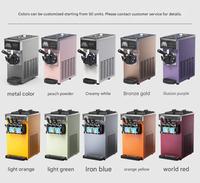 Mesin Es Krim Soft Serve Komersial Industri Kompresor Ganda Output Tinggi Bahan Stainless Steel Bersertifikasi Energy Star