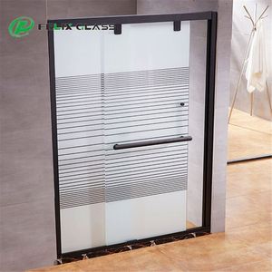 Herrajes para Puerta de Ducha Corredera de Vidrio Templado, Decoración Industrial para Baño, Personalizable, Resistente al Agua, Nuevo Modelo 2025 - Product Image 5