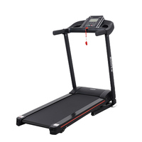 Harga Pabrik Treadmill Elektrik Lipat Portabel untuk Rumah dan Komersial, Dilengkapi Monitor, Motor 0.75HP/2.0HP, Kecepatan 1-12KM/Jam