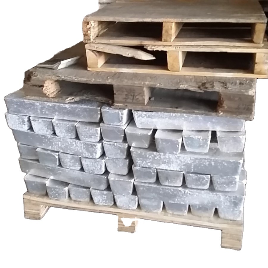 99.95% ~ 99.99% высокой чистоты серебристо-белый слиток сурьмы для продажи