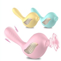 Flüssigsilikon-Vogelschnabel-Vibrator mit 10 Modi, Luftimpuls-Klitorisstimulator, Intimspielzeug für B2B-Großhandel