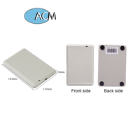Lector de Tarjetas USB Portátil Mini de Material ABS ISO18000-6C, Lector de Escritorio RFID de Alta Frecuencia 860-960MHz