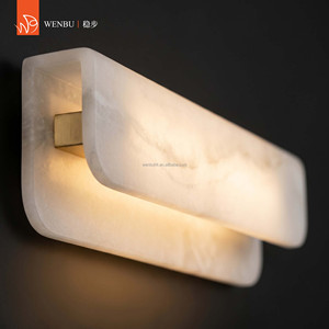 Spanish alabaster Wall Lamp Modern Minimalist <b>Vanity</b> <b>Light</b> for Hotel Bathroom Spa - Product Image 2