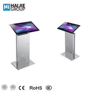 Nuevo Podio Digital Inteligente Todo en Uno para Hoteles de Primera Categoría, Atril Moderno Hj-27l, Podio Inteligente Moderno - Product Image 1
