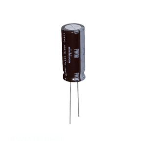Condensador Original de 3300 uF, Aluminio, 3300UF, 20%, 10V, Radial, de Orificio Pasante, UPW1A332MHD6 - Product Image 1