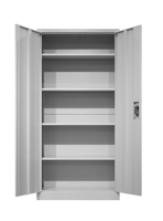 Archivador Moderno de Alta Resistencia con Estructura de Acero Desmontable, Archivador de 2 Puertas para Oficina, Biblioteca y Escuela